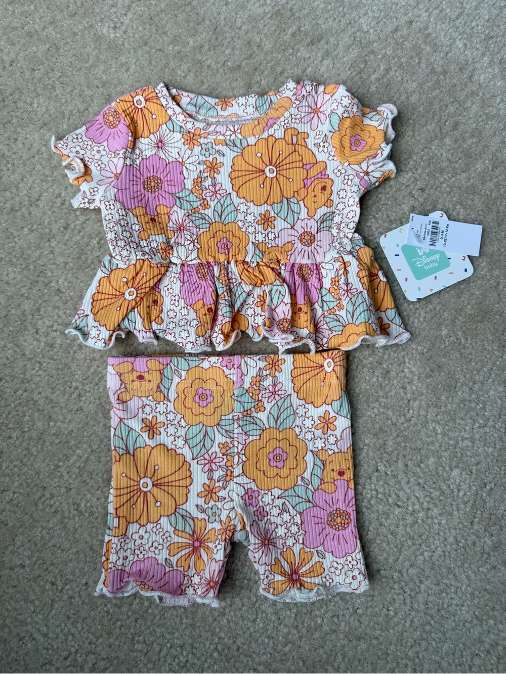 Baby girl Winnie the Pooh outfit